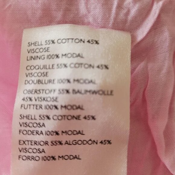 Anthropologie Alissa Tiered Maxi Dress Pink Lined size S - Picture 8 of 9